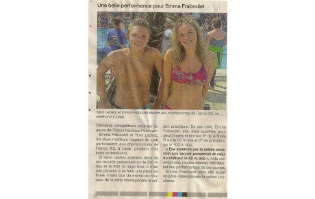 ENP dans le Ouest France!