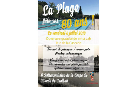 La plage fête ses 80 ans !